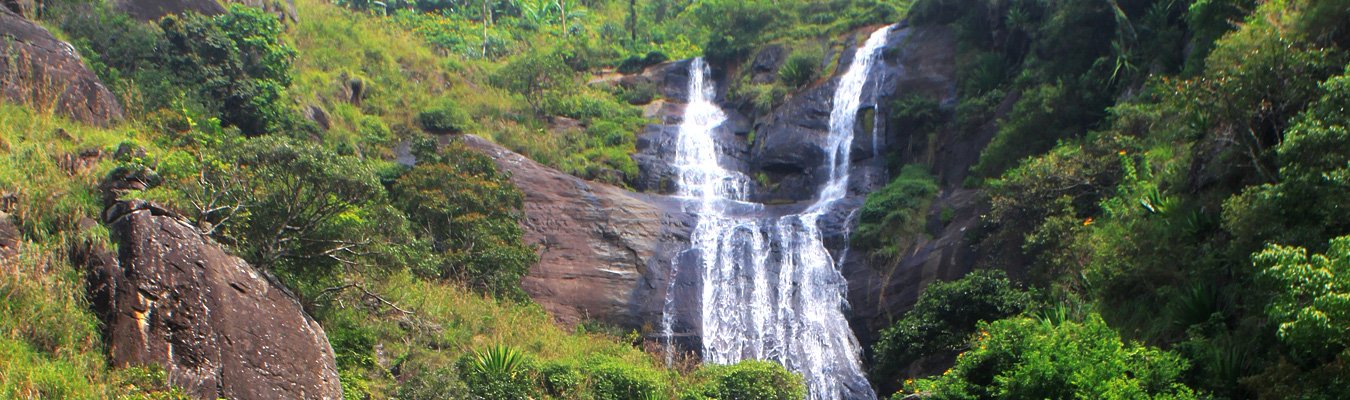 Waterfalls in Belihuloya