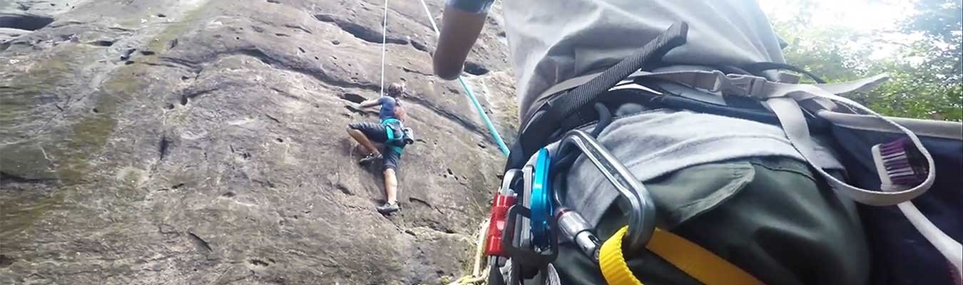 Rock Climbing, Kodigaha Kanda sanctuary, Horana