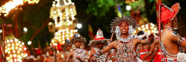One-night, two-days Kandy Easala Perahera tour staying at a three-star hotel.